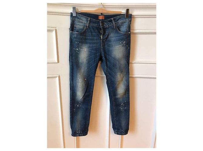 Autre Marque Vaqueros Slim de Algodón Azul Heartless Talla 27