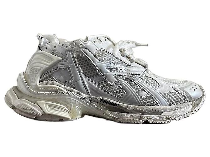 Basket Balenciaga Runner T.40 Blanc