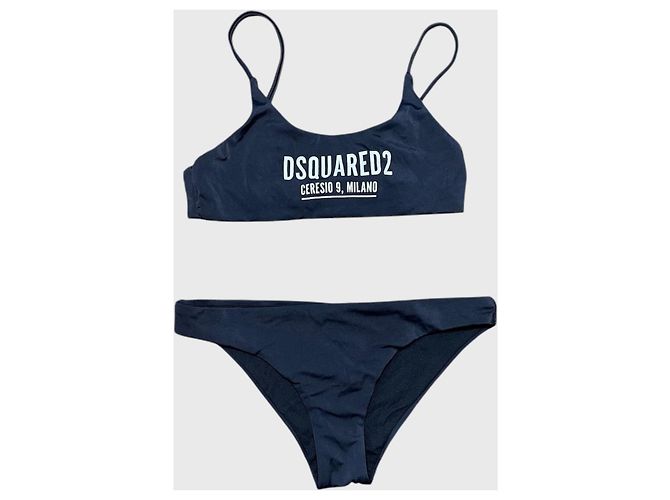 Dsquared2 Badeanzug schwarz Gr. 12 Jahre