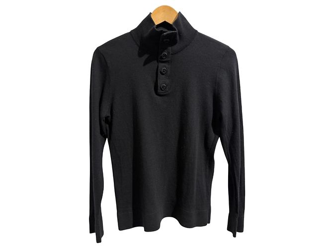 Chanel Uniform Pullover schwarz Wolle S