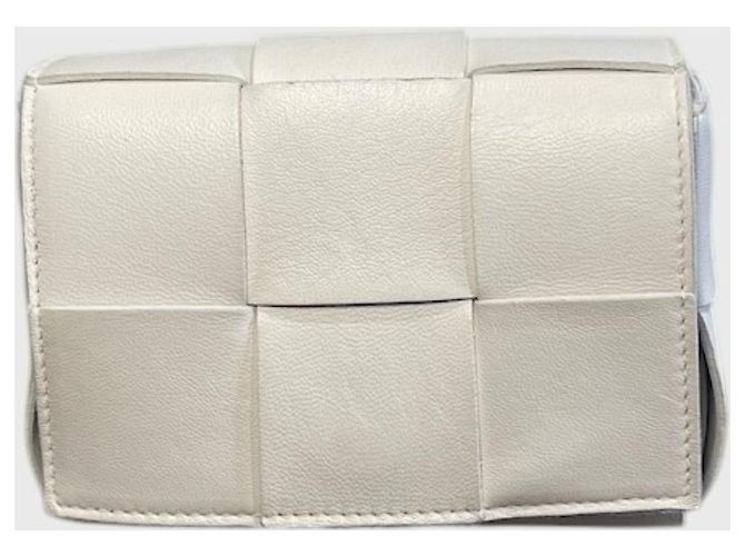 Borsa Bottega Veneta Candy Cassette bianca Bianco