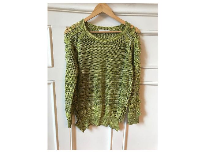 Camisola Iro Kara de algodão amarela Amarelo
