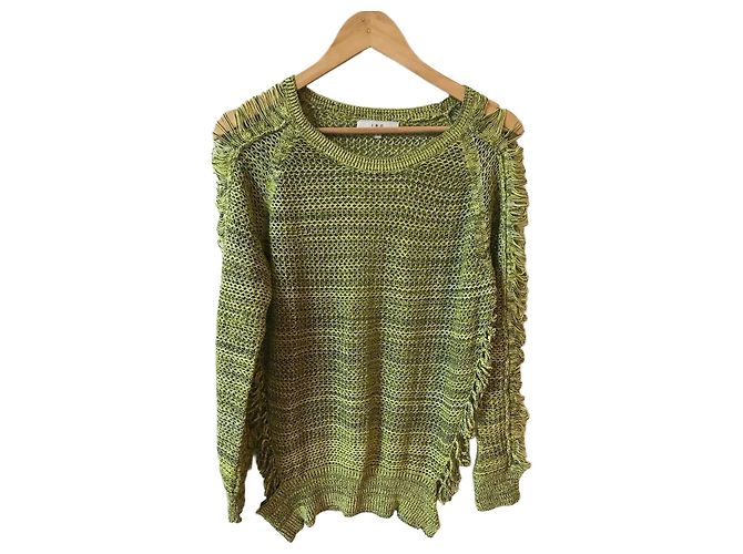 Pull Iro Kara en coton jaune