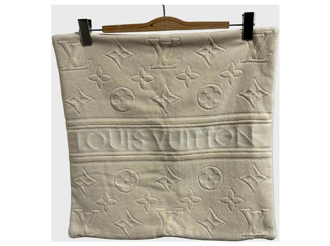 Coussin Louis Vuitton Funda de Cojín LVacation Beach Beige