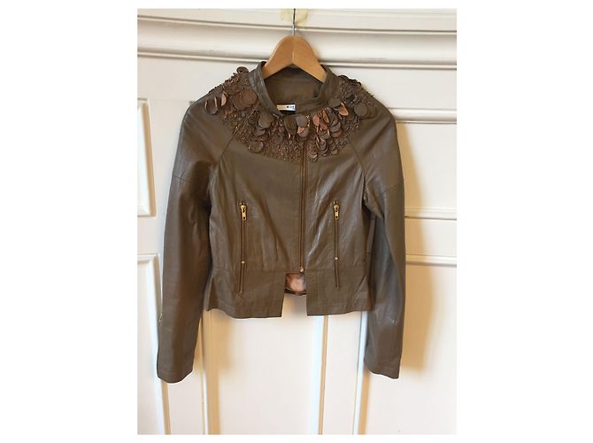 Givenchy Jacke taupe T.38 Kamel