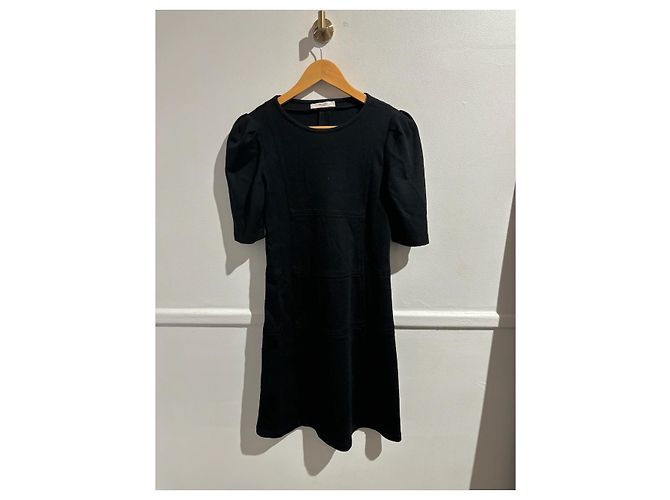 Prada Black Wool Dress Size M