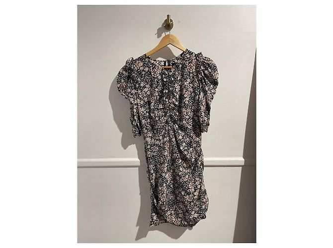 Vestido Isabel Marant T.38 Negro