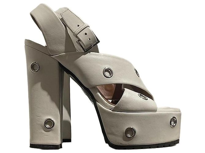 Alaïa Sandales Alaia blanches T.38