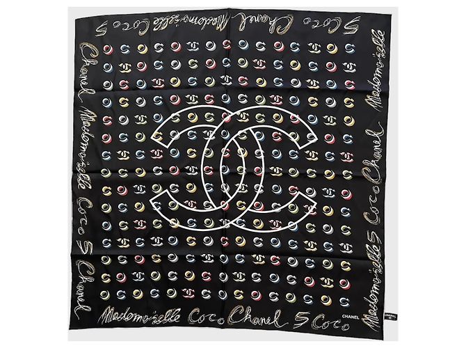 Mademoiselle Chanel CC Coco Tuch schwarz