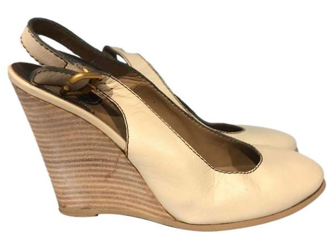 Escarpins Chloé beiges T.36,5