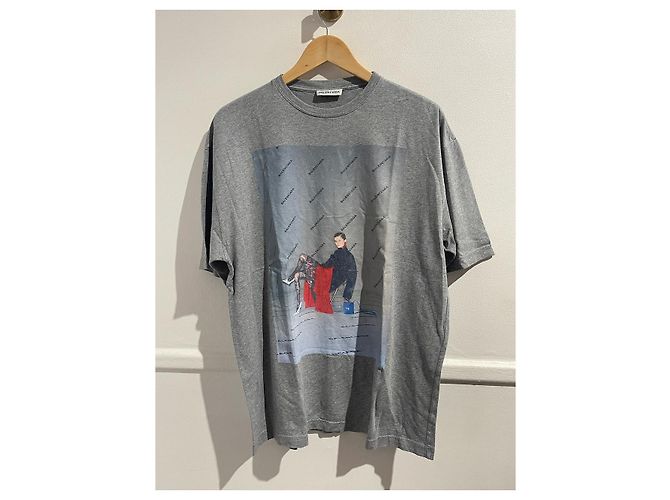 Camiseta Balenciaga gris T.XS