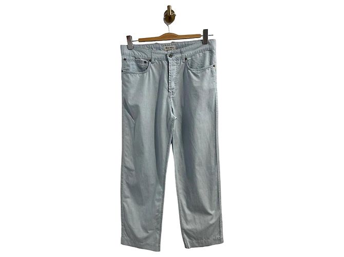 Pantaloni Miu Miu blu T.26