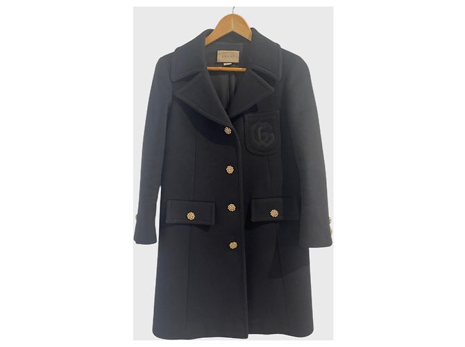 Gucci Mantel schwarz T.34