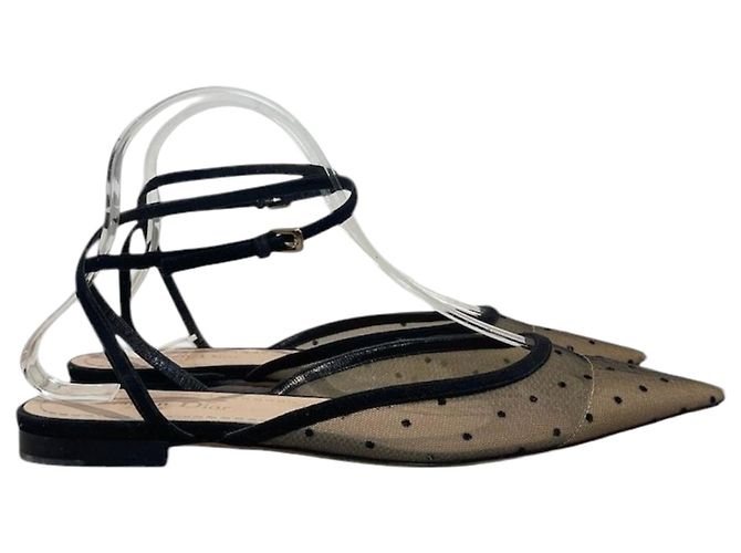 Sapatilhas Dior com bolinhas T.38,5