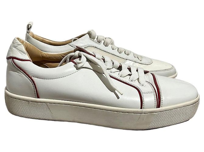 Christian Louboutin Baskets Louboutin blanc T.46