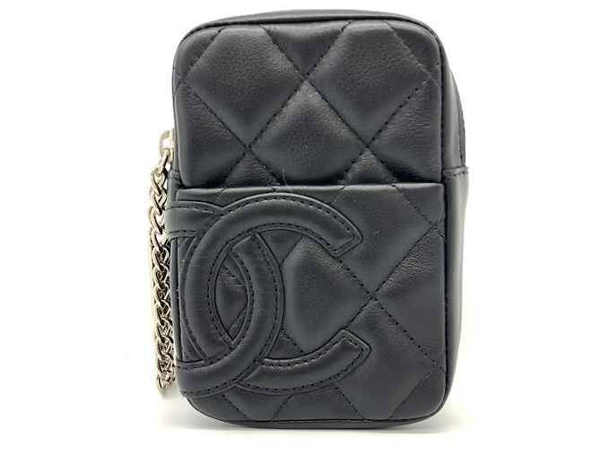 Chanel Cambon Line Zigarettenetui Schwarz