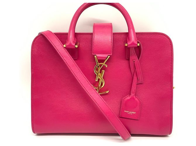 Autre Marque Saint Laurent Baby Cabas Monogram Pink Handtasche