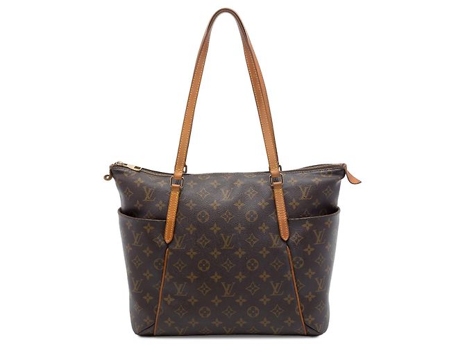 Borsa Tote Louis Vuitton Monogram Totally MM Marrone