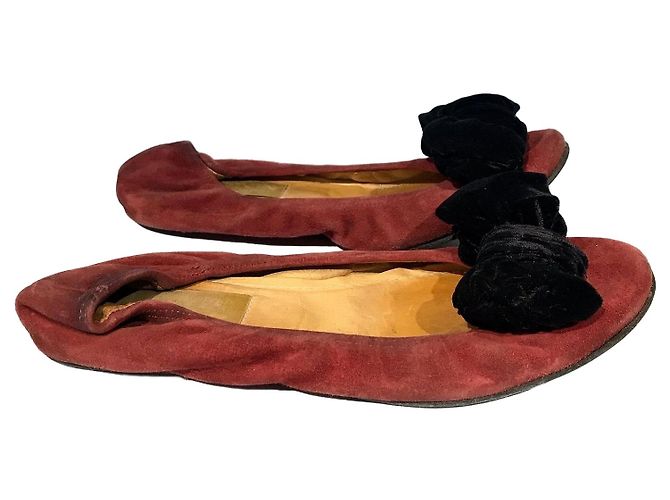 Sapatilhas Lanvin vermelhas T.37 Vermelho