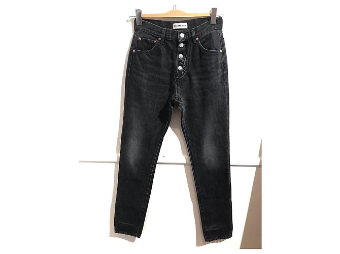 Jeans Balenciaga negro T.26