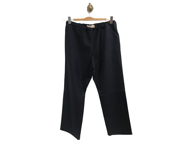 Pantaloni Marni blu navy T.34