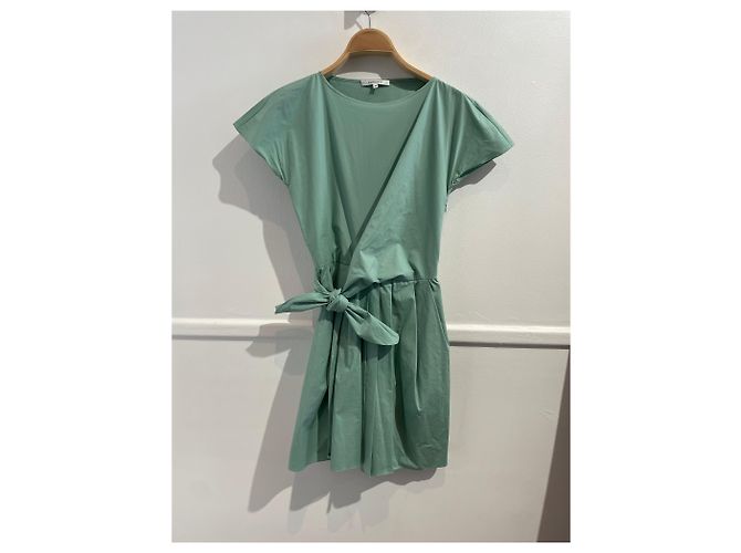 Carven Kleid grün T.34 NEU