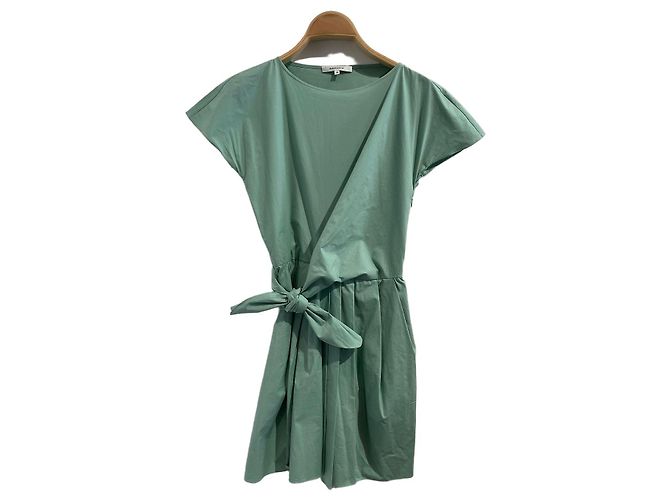 Vestido Carven verde T.34 NUEVO