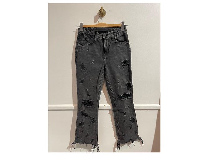 Vaqueros Alexander Wang negros T.25
