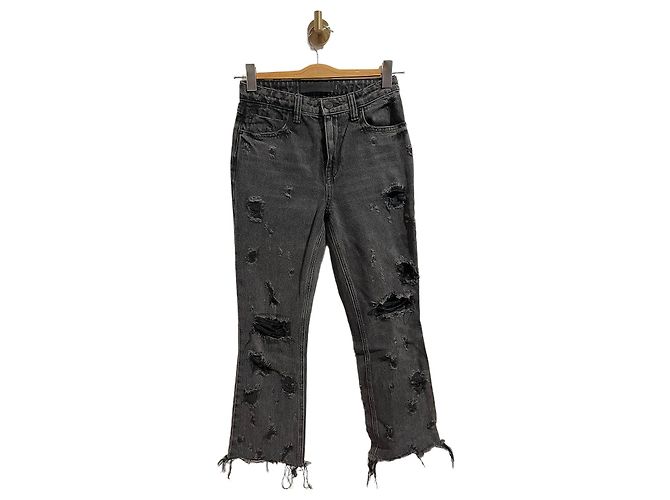 Jeans Alexander Wang noir T.25 Black