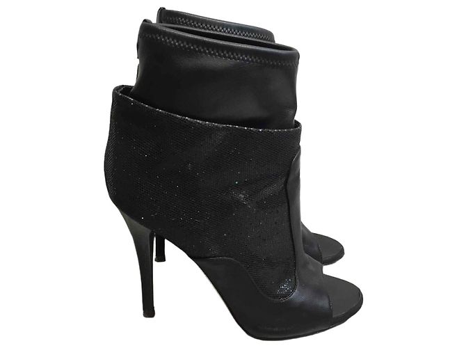 Bottines Giuseppe Zanotti T.37,5 Noir