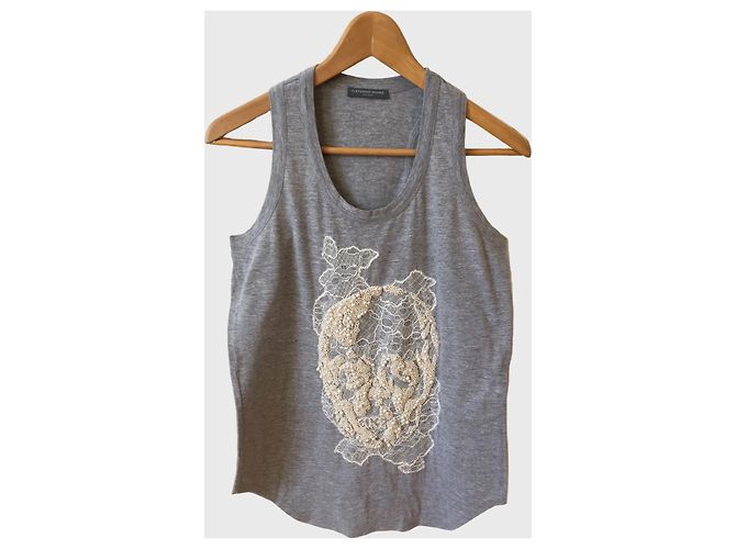Alexander McQueen Tanktop T.34 Grau