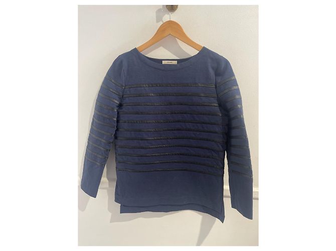 Céline Top Celine marinière T.S Blu
