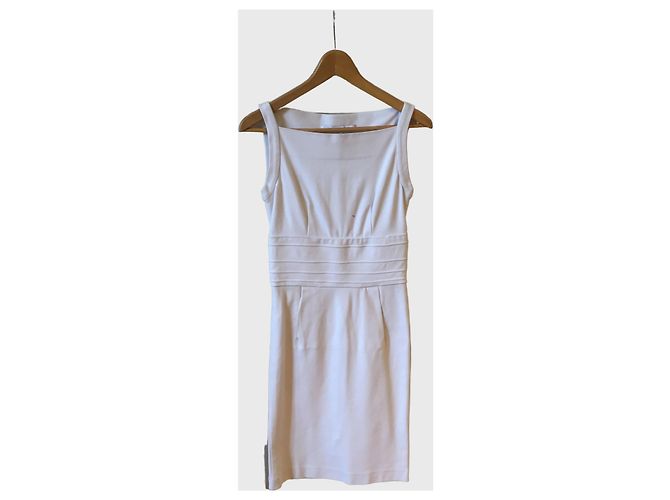 Vestido Diane Von Furstenberg blanco T.2