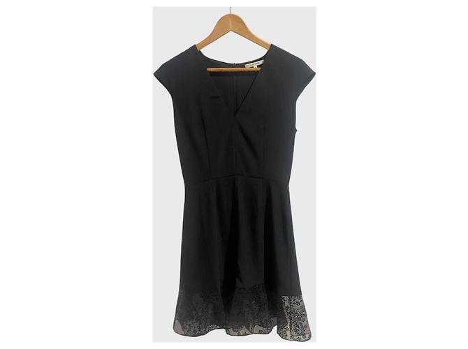 Vestido Carven negro T.38