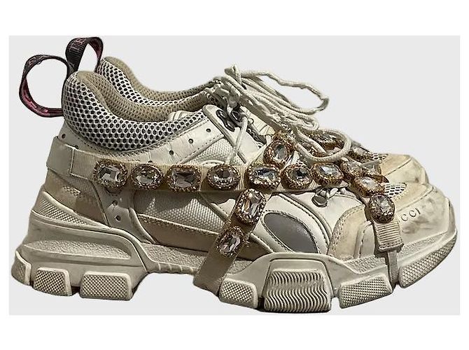 Gucci Fashtrek Sneaker T.38 Weiß