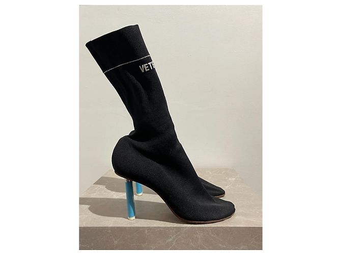 Vêtements Botas VETEMENTS negras T.38 Negro