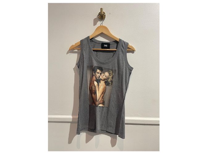 Canotta Dolce & Gabbana grigia T.38 Grigio