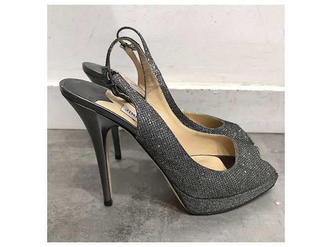 Sandali Jimmy Choo T.39 Grigio
