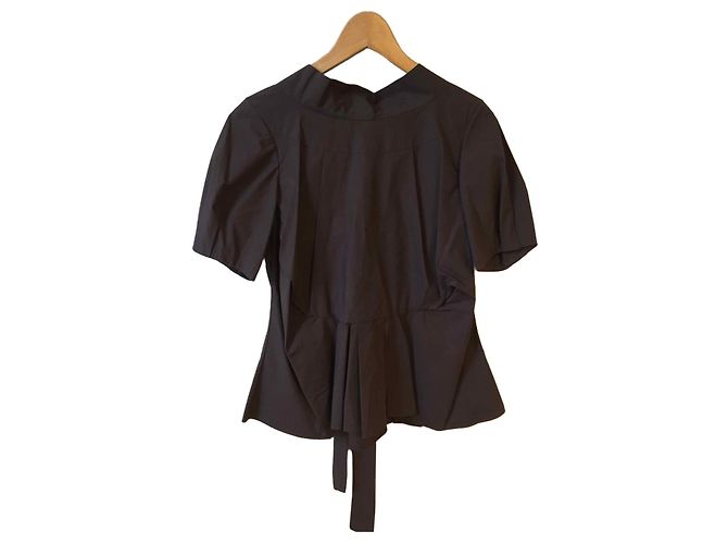 Marni Brown Cotton Blouse