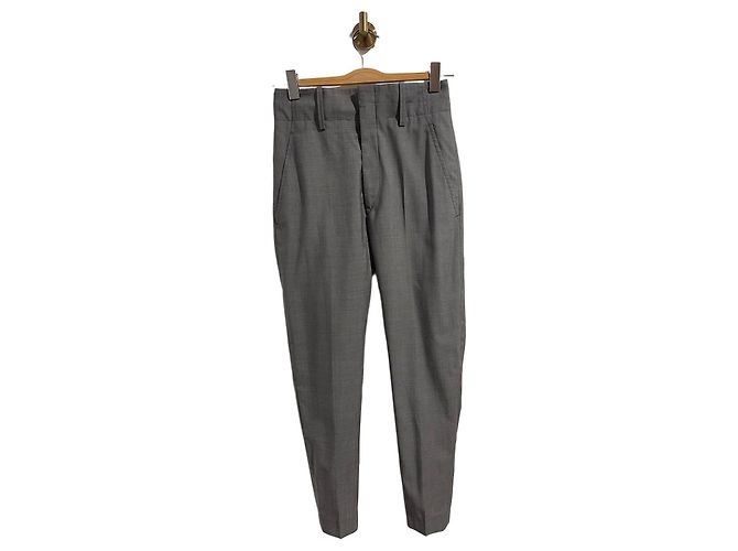 Isabel Marant Etoile Calças Isabel Marant cinza T.34