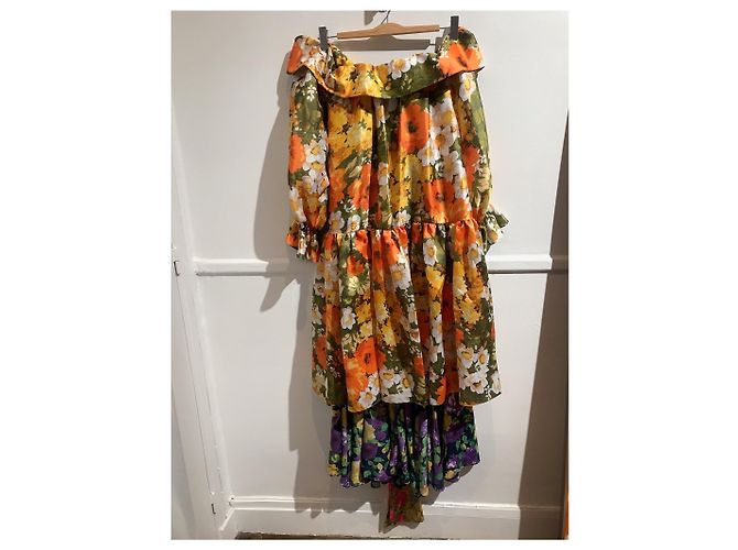 Autre Marque Kleid Richard Quinn T.36 Mehrfarben