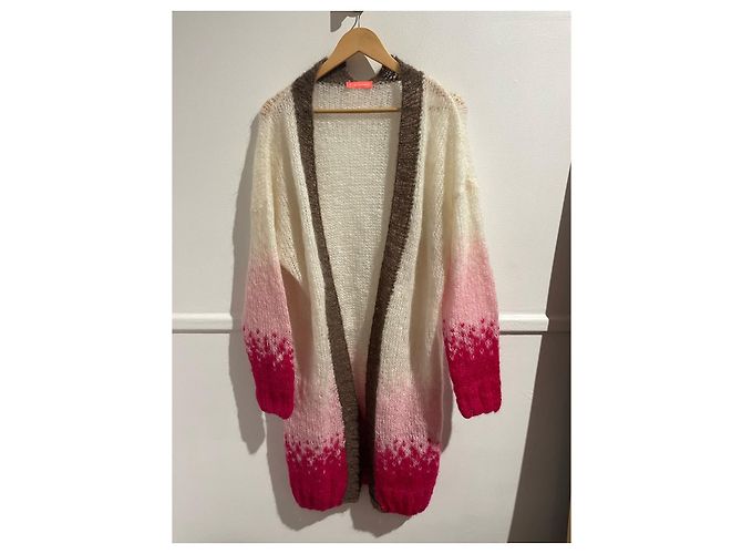 Autre Marque Chaleco Rose Carmine blanco / rosa T.U.