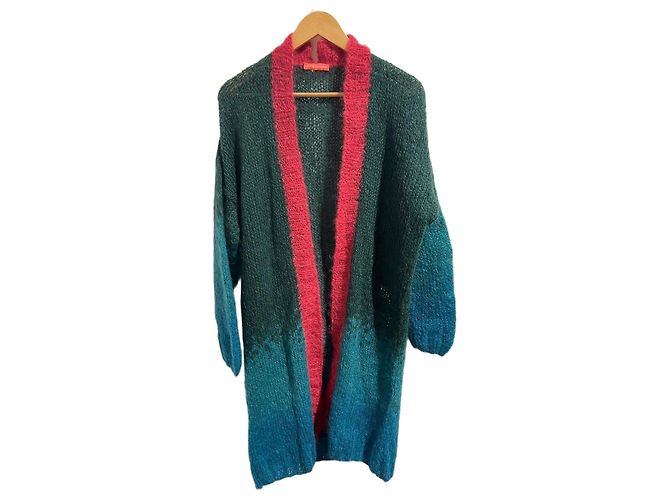 Autre Marque Colete Rose Carmine verde / azul T.U.