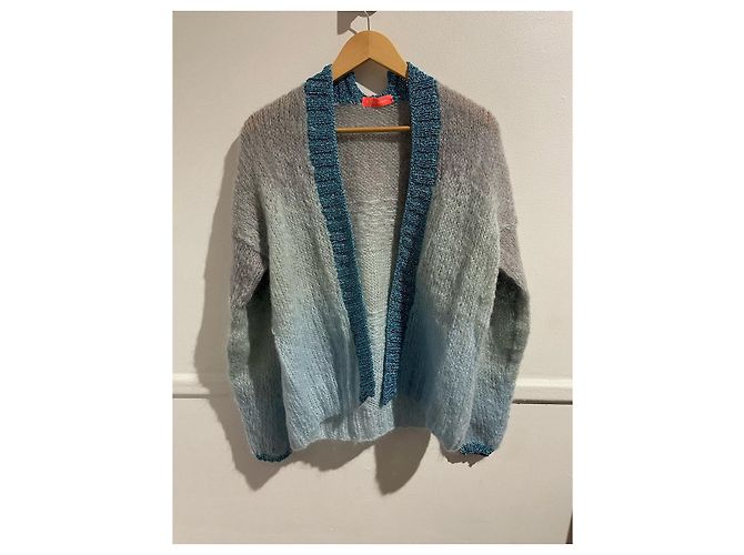 Autre Marque Weste Rose Carmine grau / blau T.U.