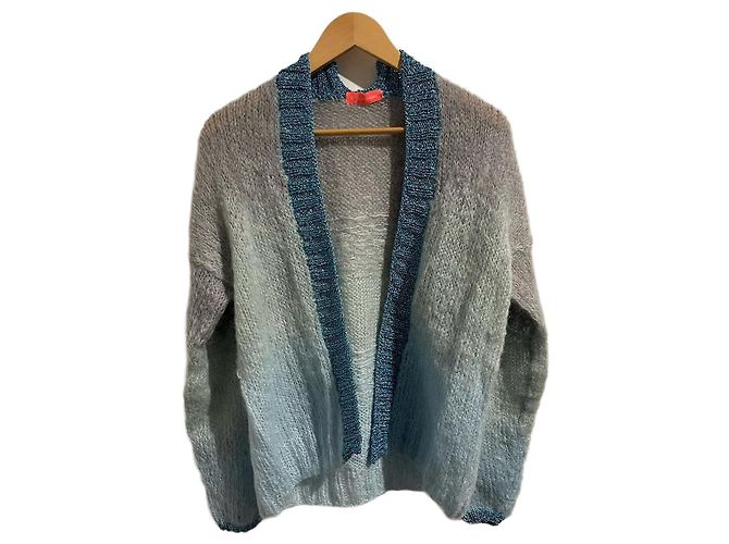 Autre Marque Colete Rose Carmine cinza / azul T.U.