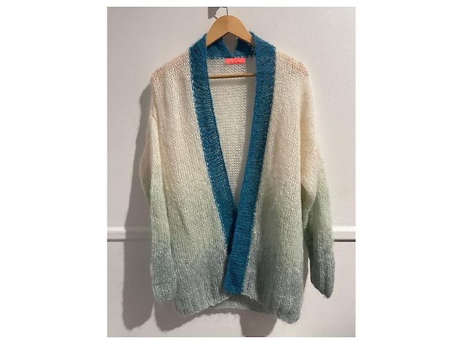 Autre Marque Weste Rose Carmine weiß / blau T.U.