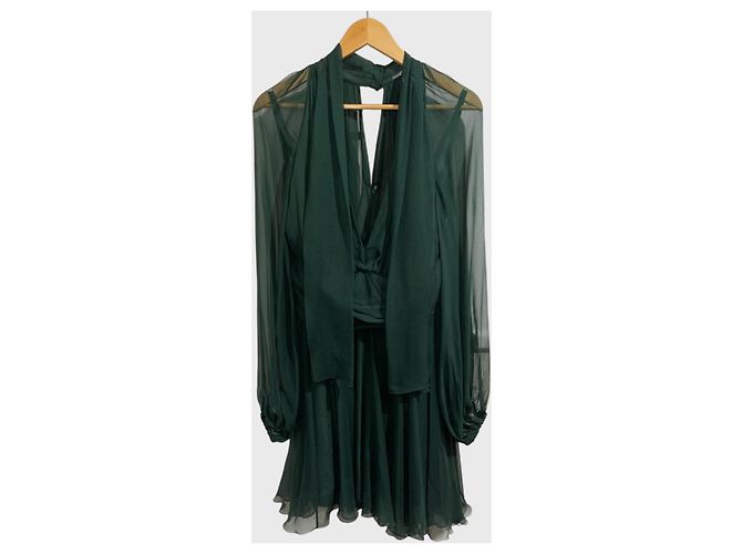 Dolce & Gabbana grünes Kleid T.42