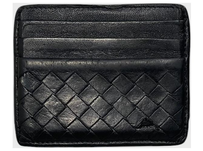 Tarjetero Bottega Veneta negro