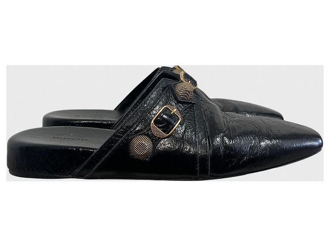 Mules Balenciaga Cagole nere T.37 Nero