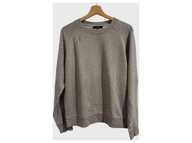 Iro Kenido Sweatshirt Grau Baumwolle XS